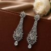Floral AD Earring elegant flower inspired American Diamond jewelry