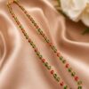 Golden Beads Chain elegant gold plated beaded jewelry design