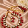 Designer Round Necklace elegant circular jewelry design