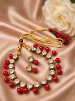 Designer Round Necklace elegant circular jewelry design