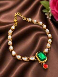 Gold Choker Necklace elegant gold plated jewelry design