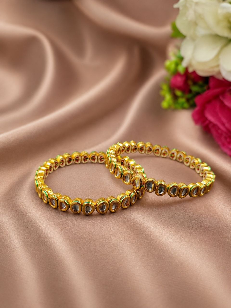 Antique Gold Bangle Traditional Vintage Jewelry for Ethnic Wear 1 Antique Gold Bangle elegant vintage jewelry design