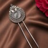 **
Vintage Leaf Juda Pin elegant traditional hair accessory design**