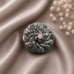 Designer Silver Ring Premium Design for Elegant Fashion Wear - "Baby Pink"