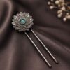 Flower Design Juda Pin stylish brass jewelry design