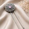 Flower Design Juda Pin stylish brass jewelry design