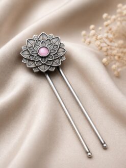 Flower Design Juda Pin stylish brass jewelry design