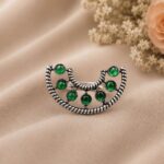 Designer Half Moon Ring Gorgeous Celestial Design for Stylish Ethnic Wear