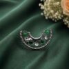 Designer Half Moon Ring Gorgeous Celestial Design for Stylish Ethnic Wear 6 Designer Half Moon Ring stylish brass jewelry design