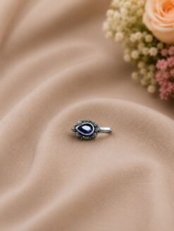 Drop Nose Pin stylish brass jewelry design
