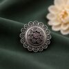 Ethnic Floral Ring Traditional Bloom Design for Elegant Festive Style 16 Ethnic Floral Ring stylish brass jewelry design