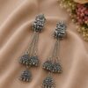 Durga Maa Jhumka Earring stylish brass jewelry design