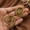 Designer Gold Baali stylish brass jewelry design