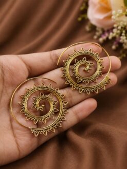 Designer Gold Baali stylish brass jewelry design