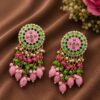 Hand Painted Earring stylish brass jewelry design