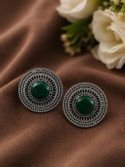 Unique Stud Earring stylish brass jewelry design