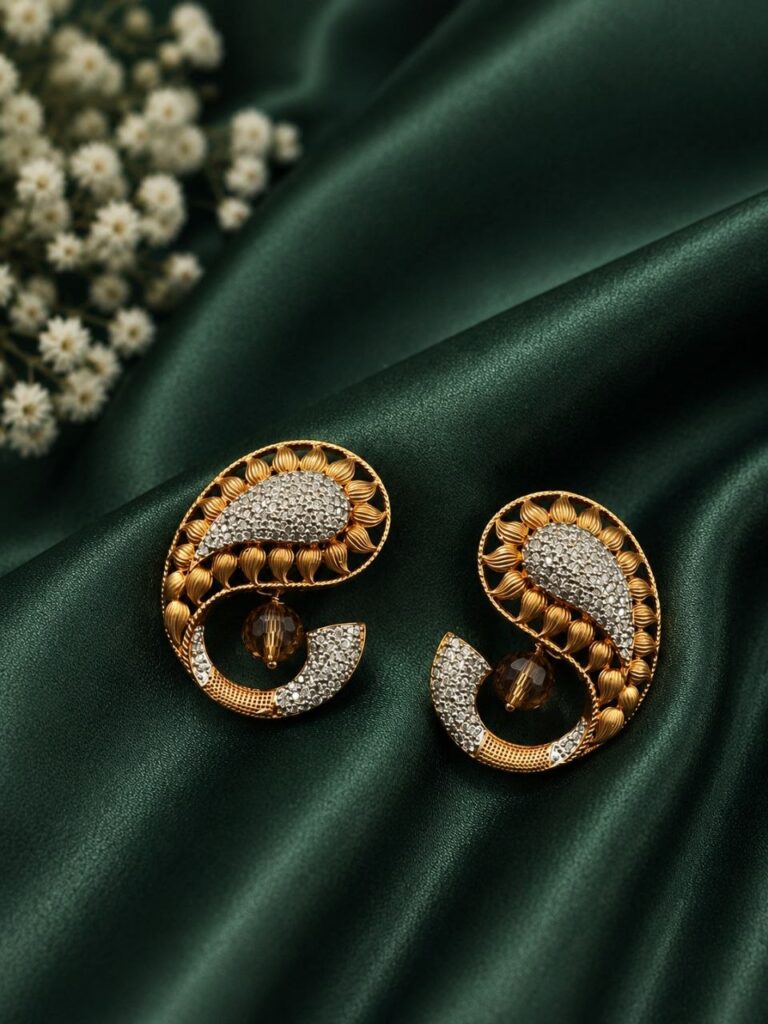 Gold Leaf Earring Gorgeous Design for Elegant Everyday Style