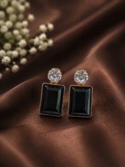 Gold Stud Earring stylish brass jewelry design