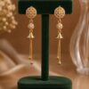 Beautiful AD Earring Premium Design for Elegant Festive Wear 7 Beautiful AD Earring stylish brass jewelry design