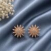 Sparkling AD Earring stylish brass jewelry design
