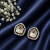 Designer AD Earring stylish brass jewelry design