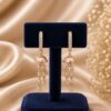 Traditional AD Earring stylish brass jewelry design