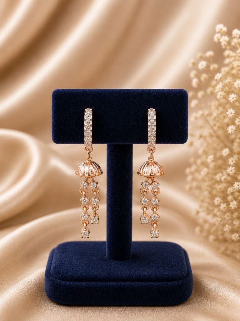 Traditional AD Earring Exquisite Design for Elegant Wear