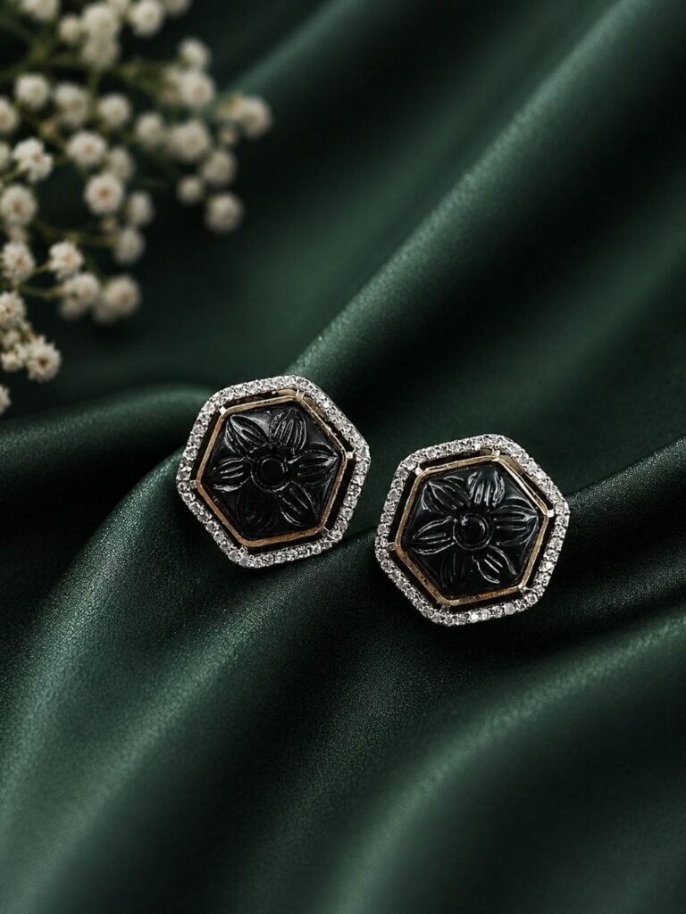 AD Stud Earring Stunning Design for Elegant Fashion Wear