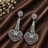 Floral AD Earring stylish brass jewelry design