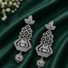 Fashionable AD Earring stylish brass jewelry design