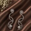 Silver AD Earring stylish brass jewelry design