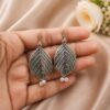 Leaf Hook Earring elegant nature inspired jewelry design
