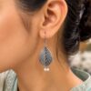 Leaf Hook Earring elegant nature inspired jewelry design