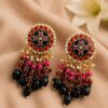 Hand Painted Earring stylish brass jewelry design