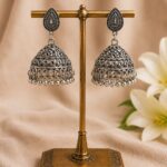 Silver Jhumka Earring Traditional Jewelry for Weddings & Festive Wear