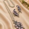 Peacock Necklace Set elegant traditional jewelry design