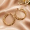 Gold Plated Earring elegant luxury jewelry design
