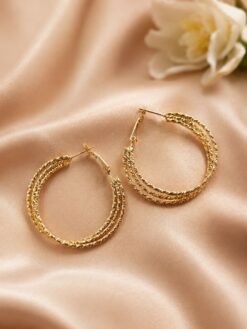Gold Plated Earring elegant luxury jewelry design