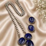 Traditional Necklace Set Ethnic Jewelry for Weddings, Festivals & Special Occasions - Blue