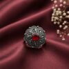 Beautiful Floral Ring Flower Inspired Design for Fashion Wear 5 Beautiful Floral Ring stylish brass jewelry design