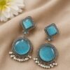 Silver Traditional Earring elegant ethnic jewelry design