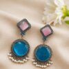 Silver Traditional Earring elegant ethnic jewelry design