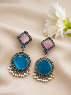 Silver Traditional Earring elegant ethnic jewelry design