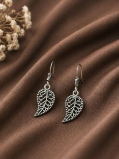 Leaf Hook Earring elegant nature inspired jewelry design