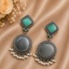 Silver Traditional Earring elegant ethnic jewelry design