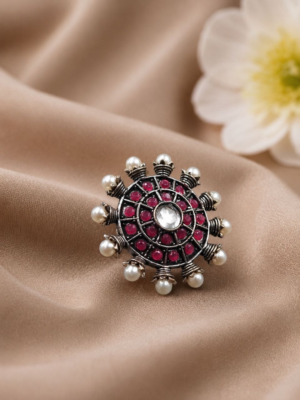 Elegant Ring Design for Stunning Everyday and Festive Wear 3 Elegant Ring stylish brass jewelry design