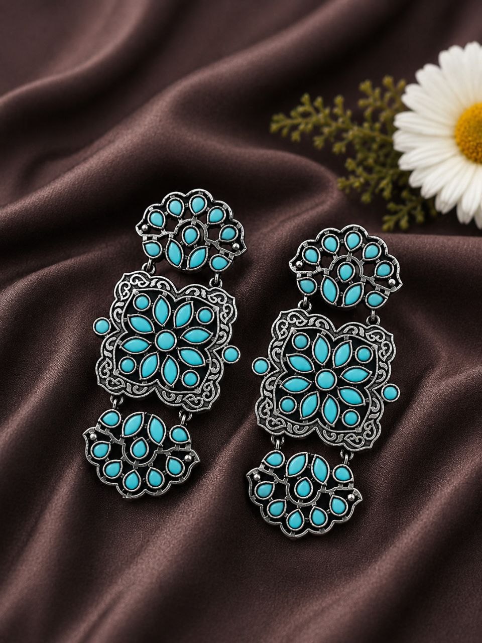 Unique Silver Earring Elegant Design for Beautiful Fashion Wear 5 Unique Silver Earring stylish brass jewelry design