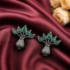 Stud Earring stylish brass jewelry design