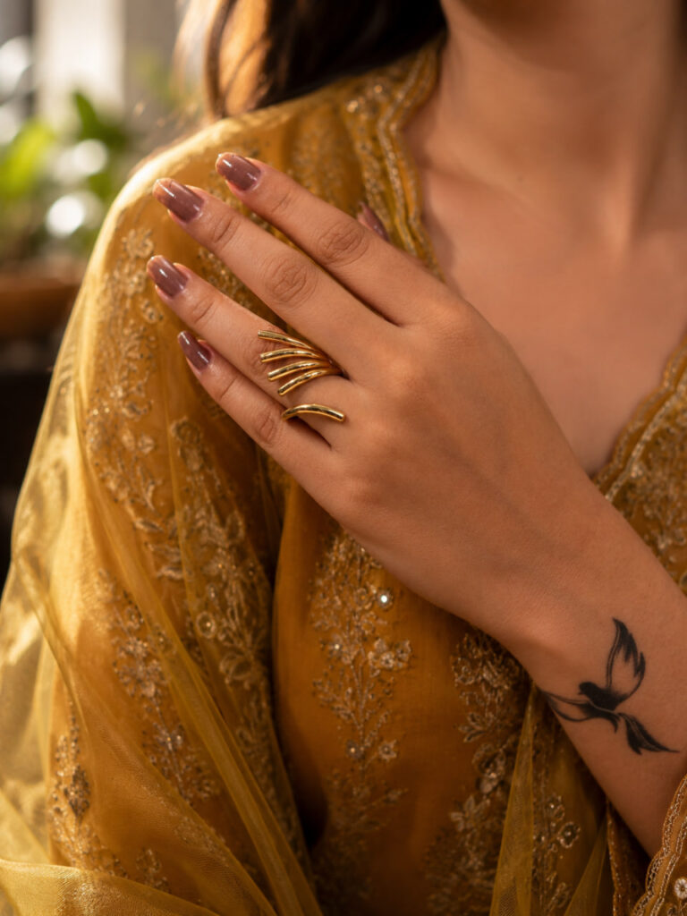 Anti Tarnish Rings Luxury Appearance Anniversary Gift Ring