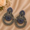 Silver Peacock Earring elegant traditional jewelry design